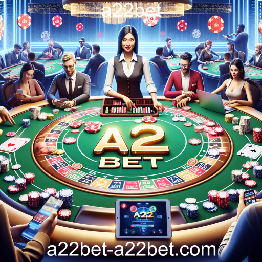 A Emoção do Cassino Ao Vivo na a22bet